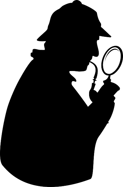 sherlock holmes, detective, magnifying glass