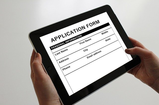  online college application ipad