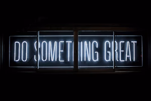 sign saying Do Something Right as you evaluate your career paths